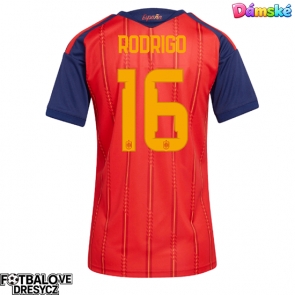 Španělsko Rodri Hernandez #16 Dámské Domácí Dres MS 2026 Krátký Rukáv